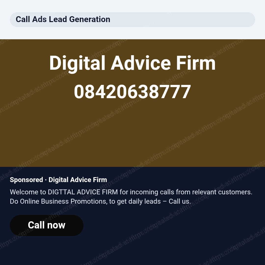 Call Ads Example